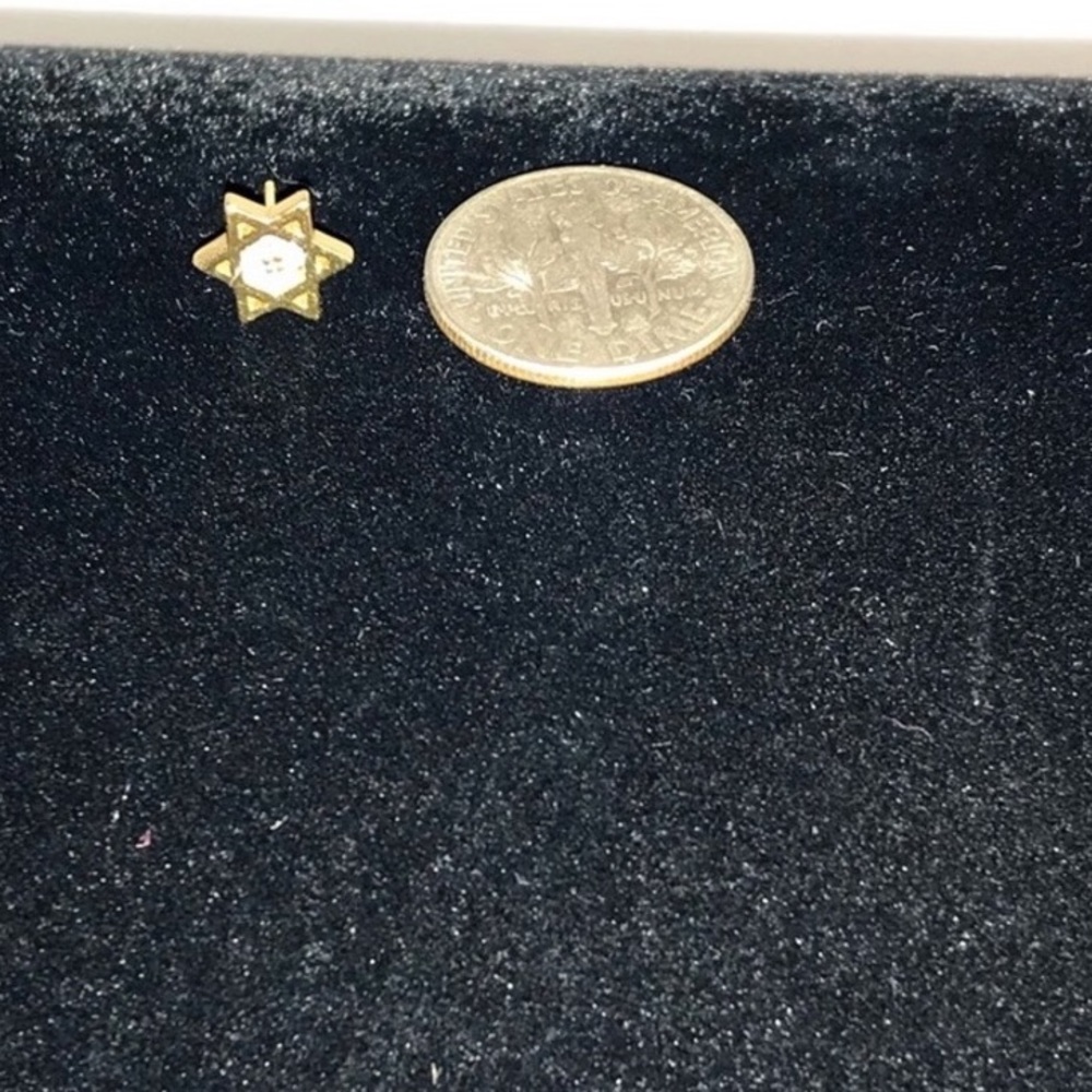 Petite Star of David Studs - Picture 8 of 8